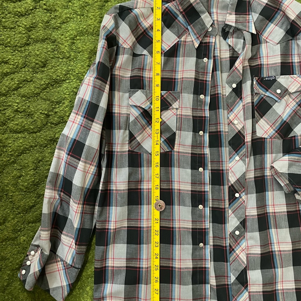 Vintage Wrangler Snap Button Western Shirt - Picture 5 of 7